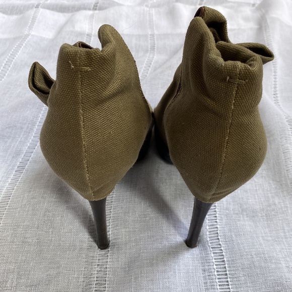 Dolce Vita canvas peep toe stilettos. * - Picture 13 of 13